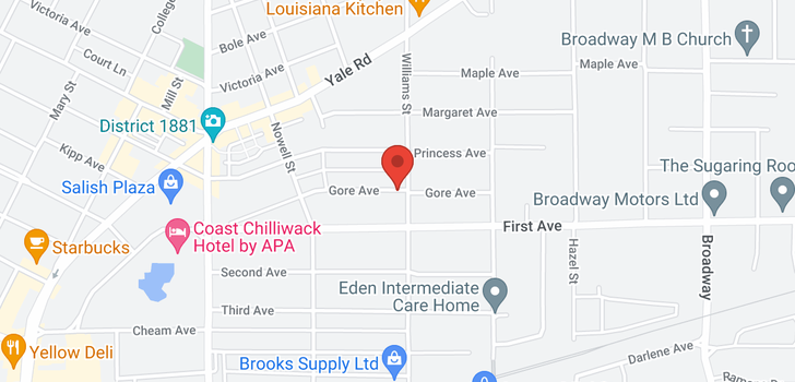 map of 46199 GORE AVENUE